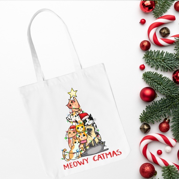 Christmas Tote Bags - Picture 6 of 12